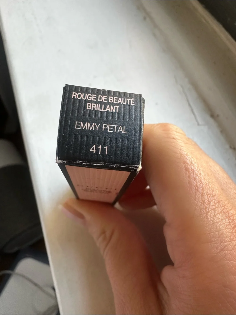 Gucci Rouge de Beauté Brilliant Shine Glow & Care Lipstick — Emmy Petal
